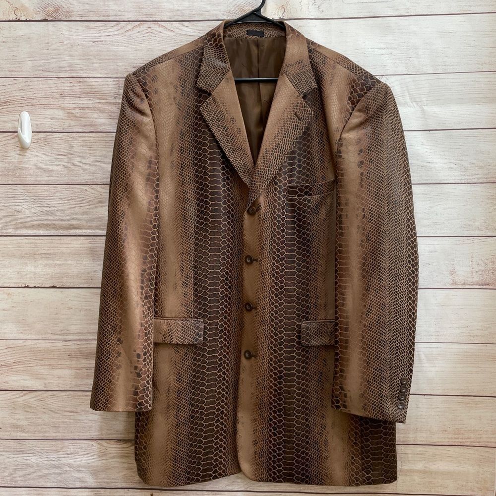 FALCONE BLAZER IN SNAKESKIN PRINT